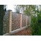 Забор под камень с окрасом колотый камень